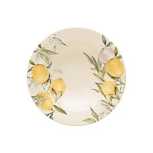 Cj 6 Pratos Fundo Aquarelle Siciliano - Copa & Cia