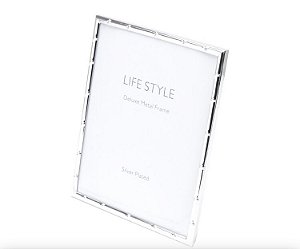 Porta Retrato Bambu Prateado 13x18.