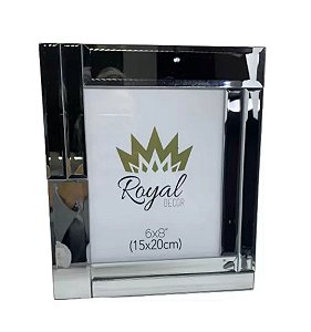 Porta Retrato Vidro Espelhado 15x20