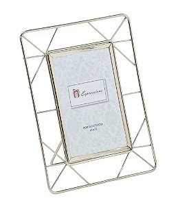 Porta Retrato de Metal Prata 10x15