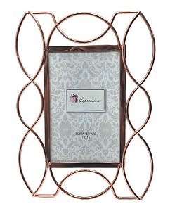 Porta Retrato de Metal Rosé 10x15