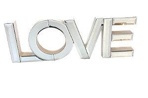 Adorno de Mesa Love Espelhado Espressione - Mabruk