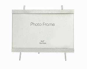 Porta Retrato Metal Prata - 10x15