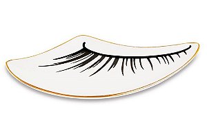 Mini Porta Joias Cílios em Cerâmica Decorativo - Mart