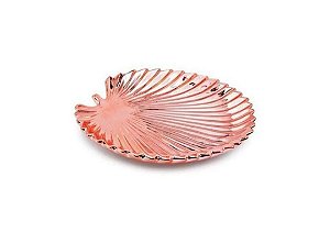 Folha Rosé Em Cerâmica