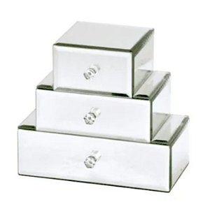 Porta Joias Espelhado 3 gavetas