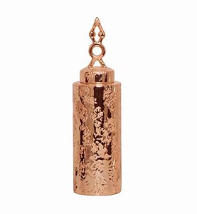 Vaso Alto Capadocia Bronze Rosé Envelhecido