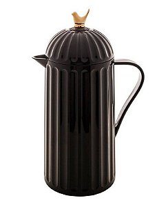 Garrafa Térmica Plástico Bird Preta 1L - Wolff