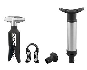 Cj 5 Pçs Aço Inox P/ Vinho C/ Caixa - Bon Gourmet