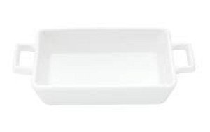 Petisqueira Porcelana Quadrada com Alças