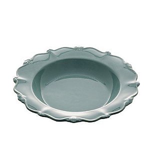 Cj 6 Pratos Fundo Porcelana Fancy Menta 21cm - Wolff
