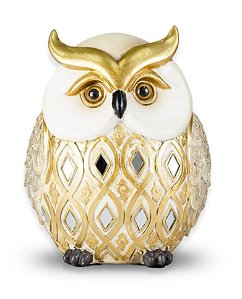 Escultura Decorativa Coruja M