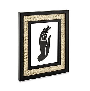 Porta Retrato em MDF com Rattan 10x15 - Mart