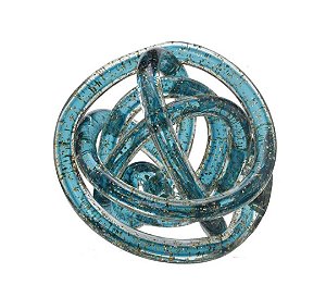 Nó Decorativo em Vidro 15cm