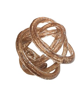 Nó Decorativo em Vidro 15cm