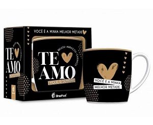 Caneca Porcelana Urban Te Amo Hoje e Sempre - 360ml