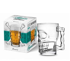 Caneca Chopp Caveira - 380ml