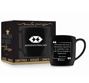 Caneca Porcelana Urban Administração - 360ml