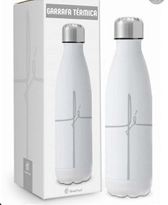Garrafa Térmica Metal Neo Fé Branca - 500ml