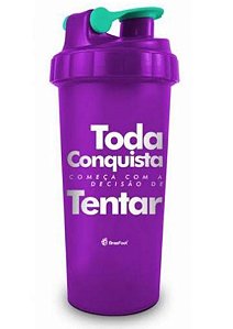 Coqueteleira Frases Toda Conquista - 600ml