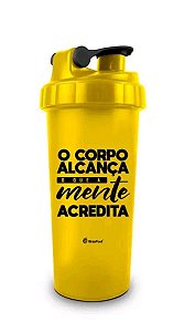 Coqueteleira Frases O Corpo Alcança- 600ml