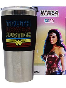 Copo Com Tampa WW84 Wonder Woman - 450ml