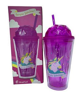 Garrafa Com Canudo Sempre Fabulosa - 500ml