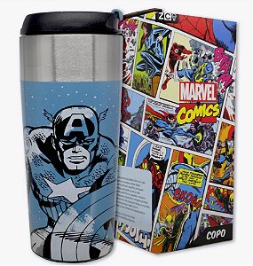 Copo Com Tampa Oficial Capitão Vintage - 300ml