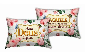 Almofada Retangular Pequena Deixe Deus Te Guiar
