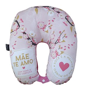 Almofada Pescoço Mãe Te Amo De Coração