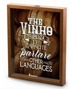 Quadro Vidro Rolha The Vinho Triplica Le Capacité