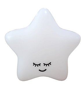 Luminária De Mesa Estrela Branca