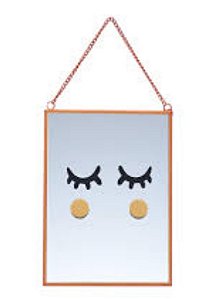 Quadro Espelhado Rose Carinha