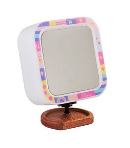 Luminária De Mesa Lilica Com Espelho