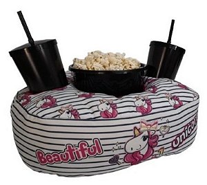 Almofada De Pipoca Beautiful Unicorn