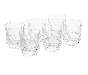 Cj 6 Copos Baixos Cristal de Chumbo Soho 280ml - Bohemia