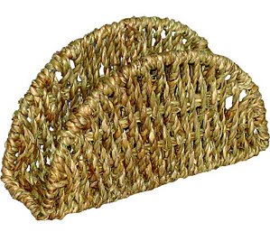 Porta Guardanapo Fibra Natural 9x15,5x5,5cm