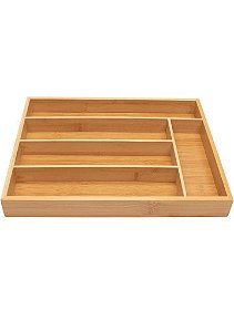 Organizador De Talheres Bambu - Yoi