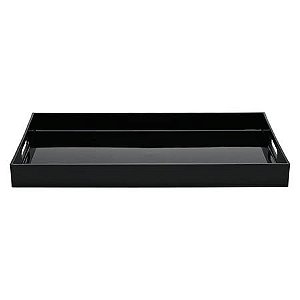 Bandeja Retangular Black 40cm