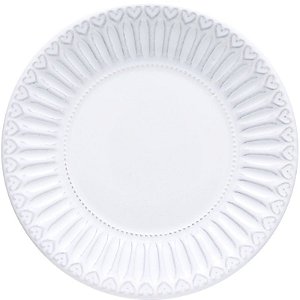 Prato Raso Sollievo Sophie Branco 27cm - Copa & Cia