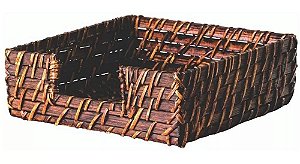Porta Guardanapo Quadrado Rattan Bambu - Yoi
