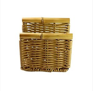 Porta Guardanapo - Vime e Bambu