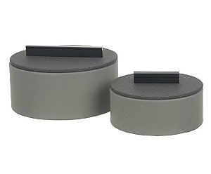 Kit Caixas Decorativas Cinza - D&A