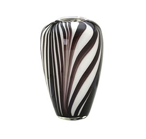 Vaso Decorativo Listrado 32cm - Mabruk