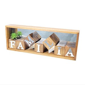 Nicho Cubos Familia Espelhado Pinus Luxo