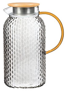 Jarra Borossilicato Astrid c/ Tampa em Bambu 1,8L