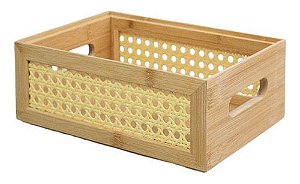 Caixa Organizadora Empilhável de Palhinha 24cm