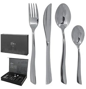 Faqueiro 24 Peças Nice (Prata)