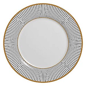 Aparelho De Jantar Ritz Preto 24pcs