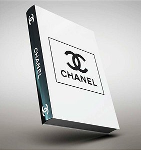 Caixa Book Chanel White G 25x35cm